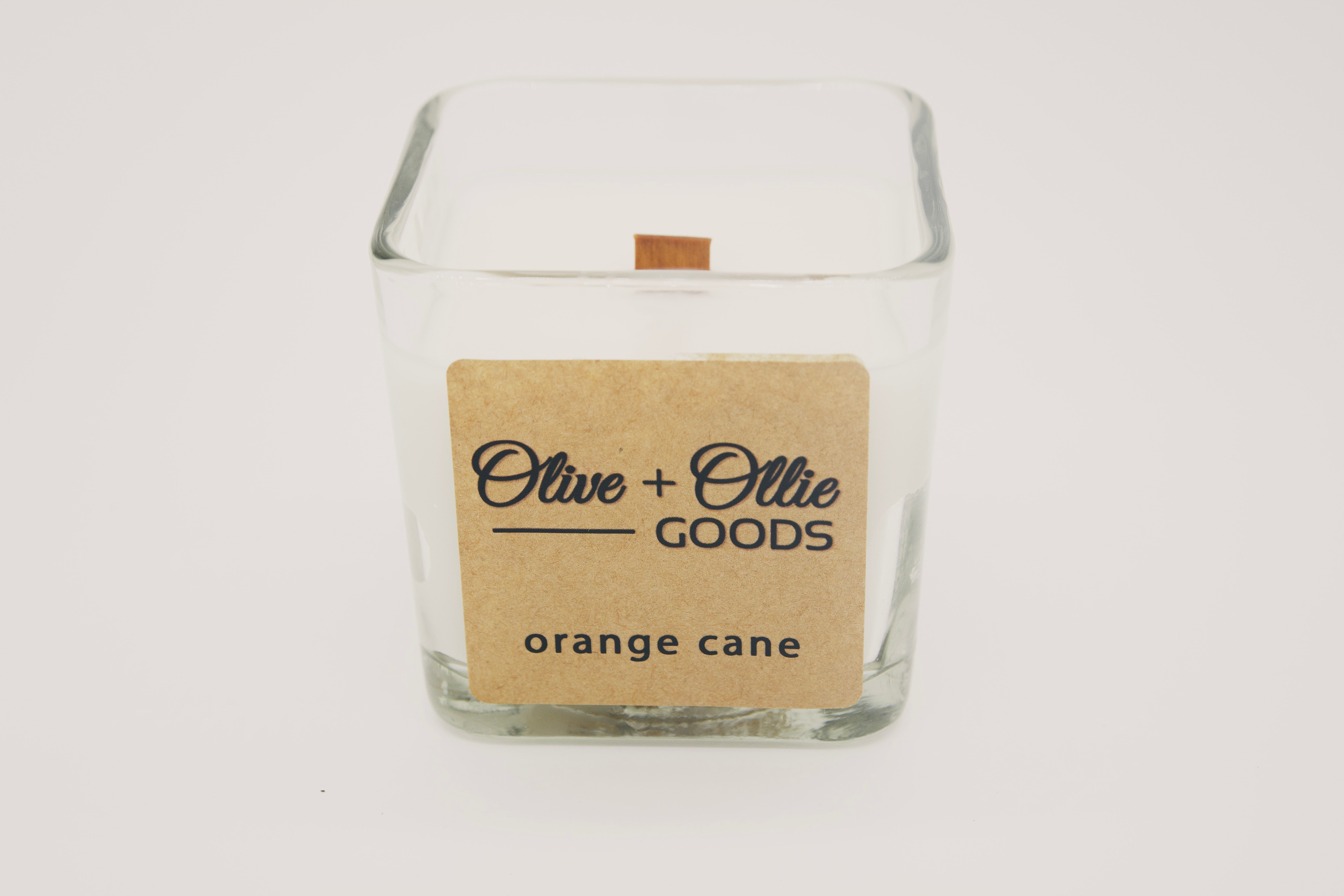 Orange Cane - Scented Coconut Wax Blend Candle